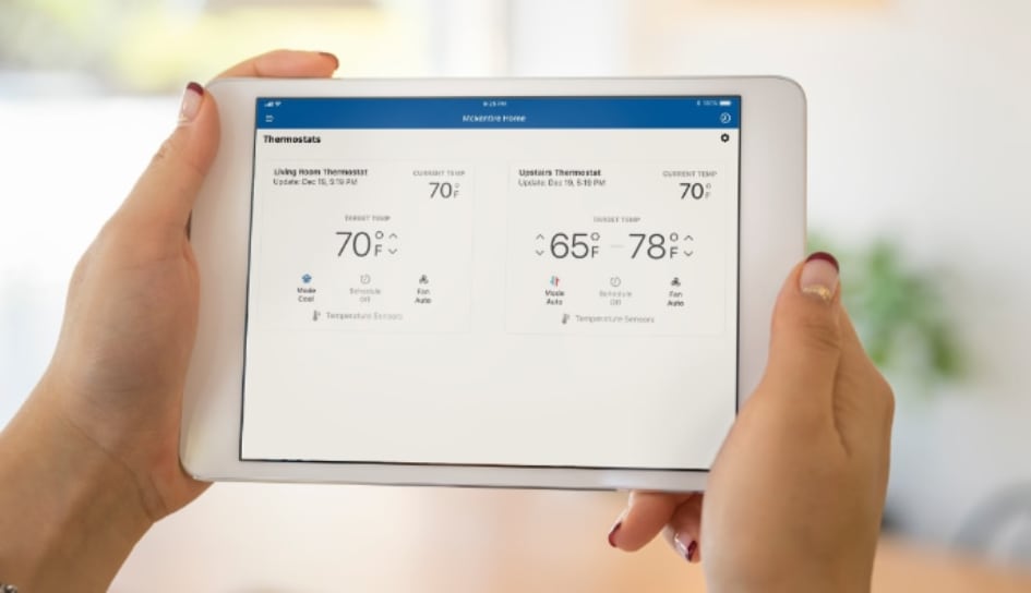 Thermostat control in Newark